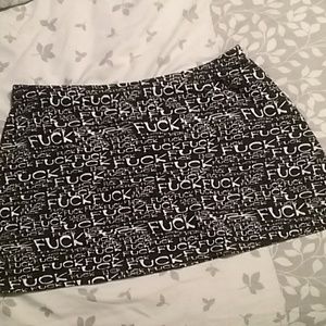 Lip Service vintage Fuck skirt